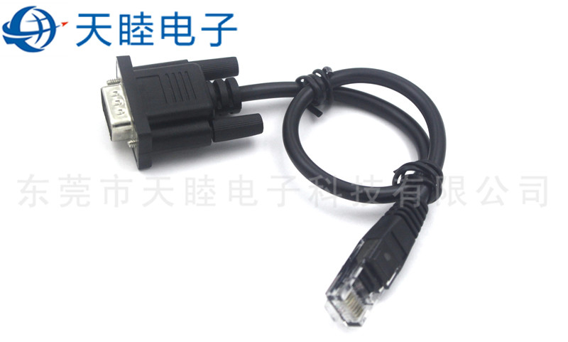 RJ45公頭轉DB母頭延長線（帶M3螺絲）